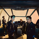 EXO members (L-R) Chanyeol, Baekhyun, Xiumin, Kai, D.O., Sehun